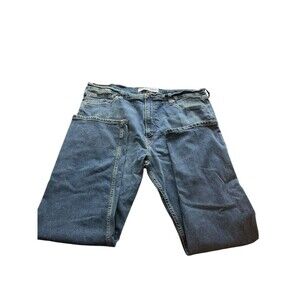 Levi's Jeans Mens Size 40x30 S51 Signature Straight Leg Workwear Dark Wash Denim